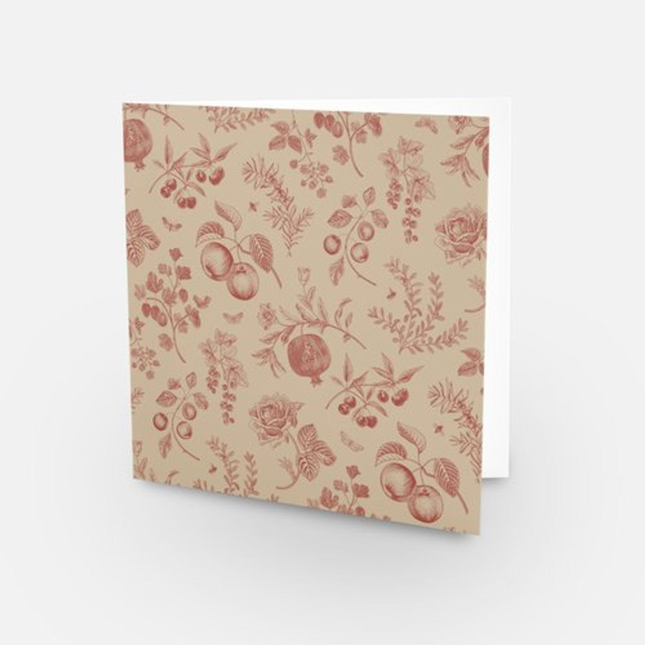 Greeting Card - Fruit & Berries Cards Set 4