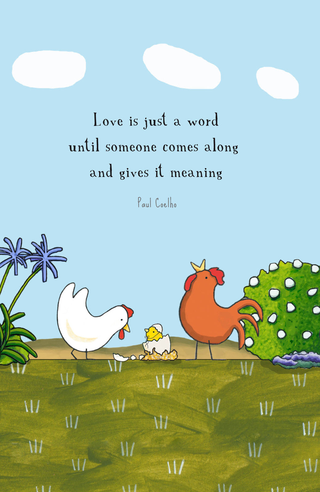 Mill & Hide - Red Tractor Designs - Greeting Card - The Meaning of Love