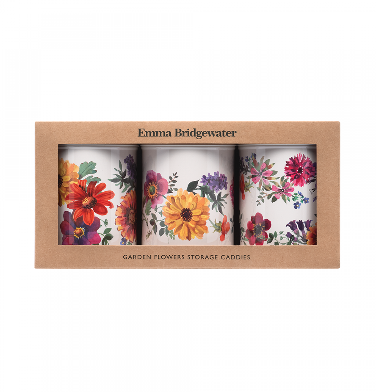 Gardens Round Canister Set of 3