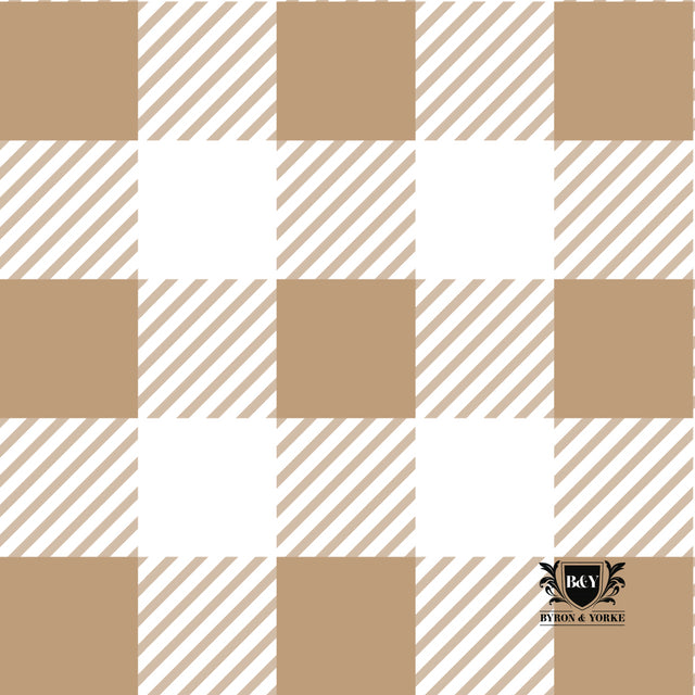 Gold Gingham Napkin