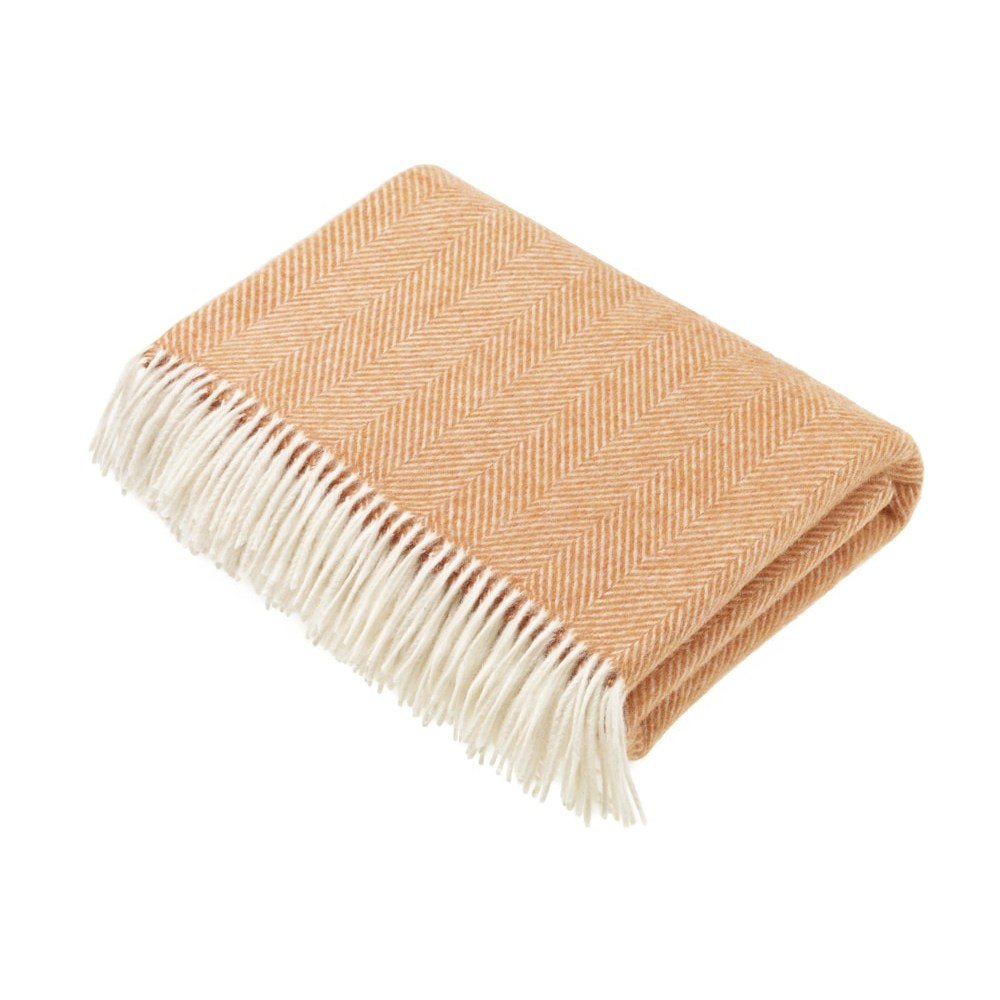 Bronte by Moon - Herringbone Throw Saffron