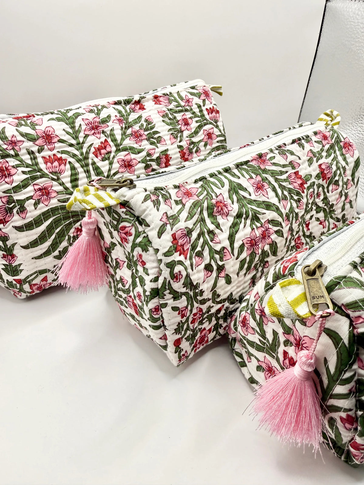 Toiletry Bag - Wildflower White