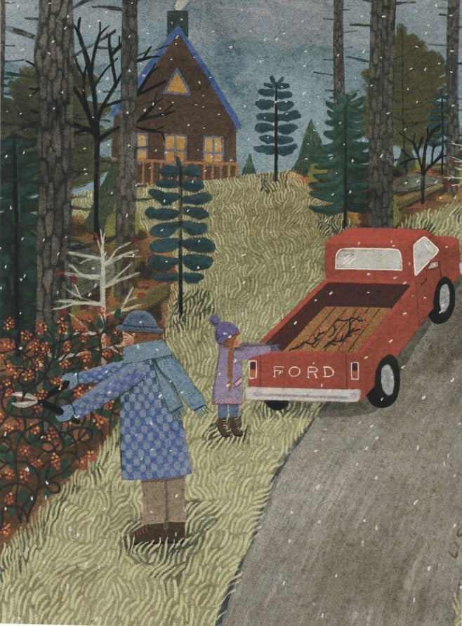 Greeting Card - Country Cabin