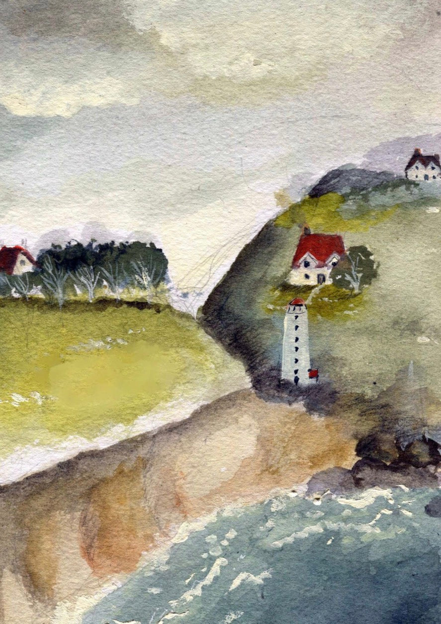 Greeting Card - House On the Hill