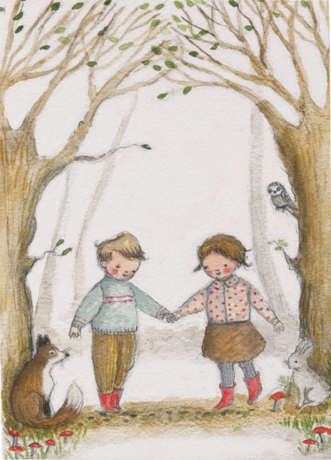 Greeting Card - Hansel and Gretel