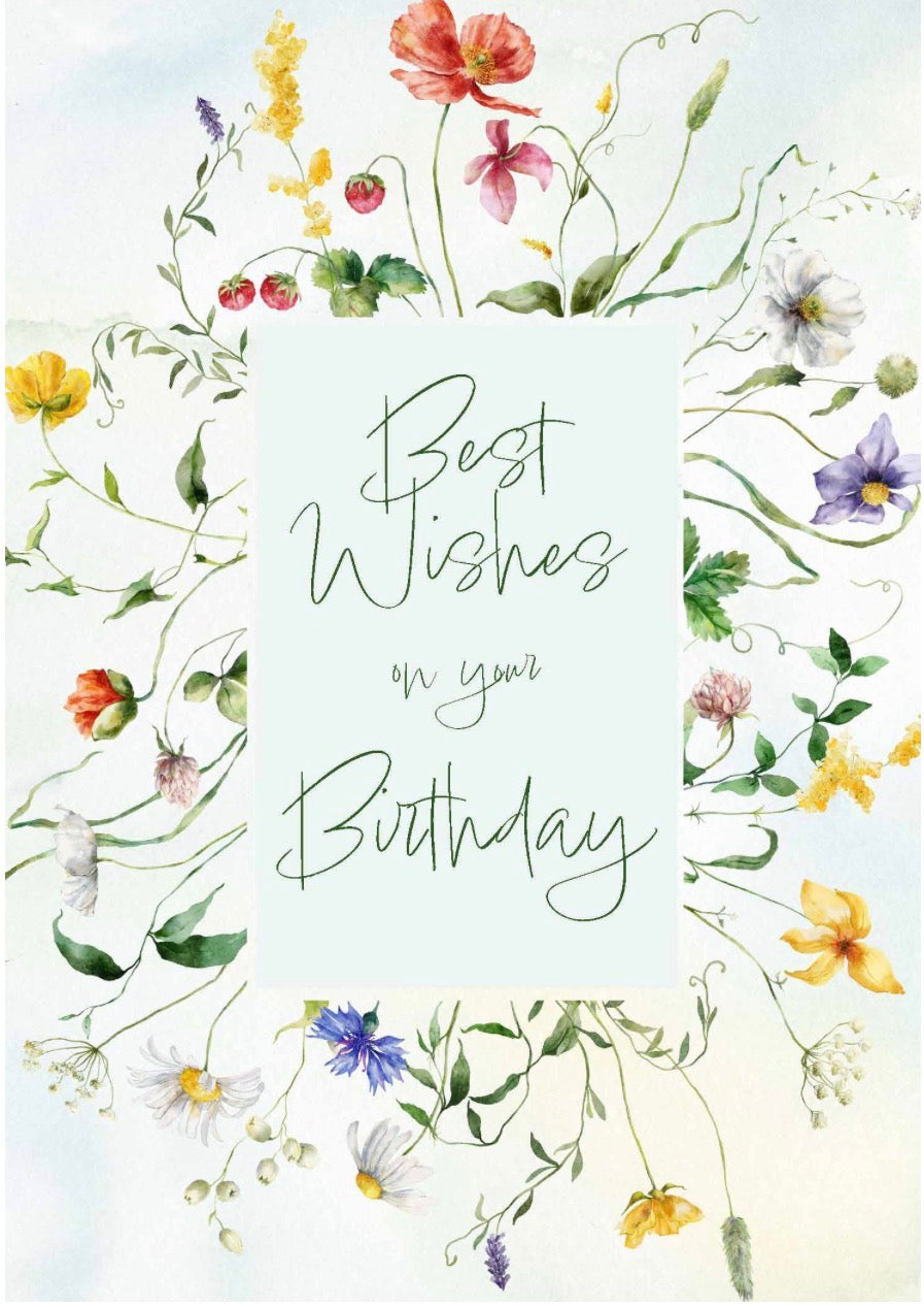 Greeting Card - Wild Meadow Birthday