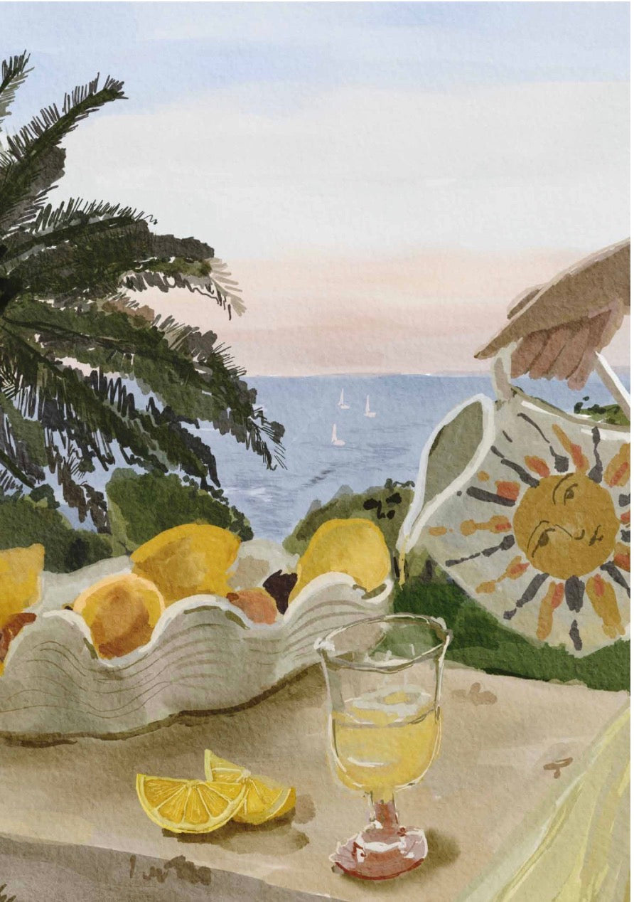 Greeting Card - Sun & Lemons