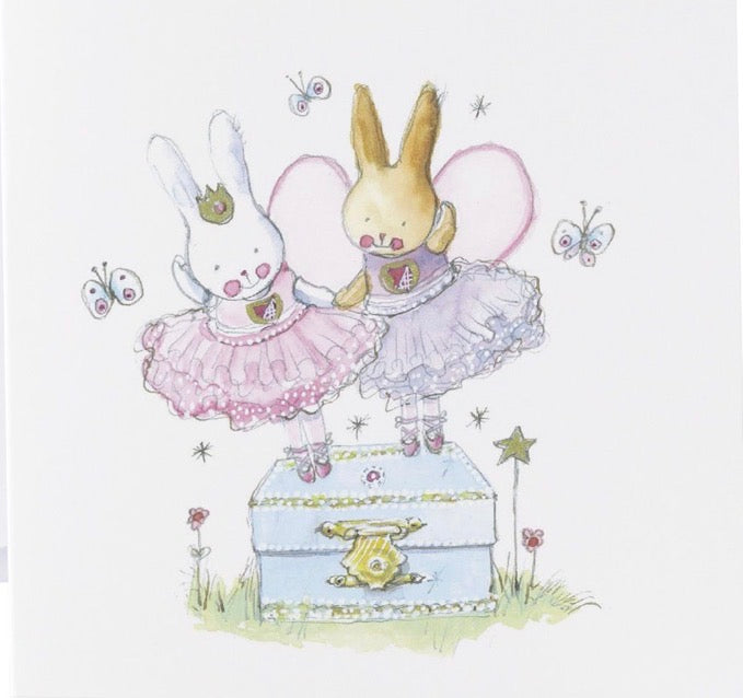 Mini Card - Fairy Bunnies