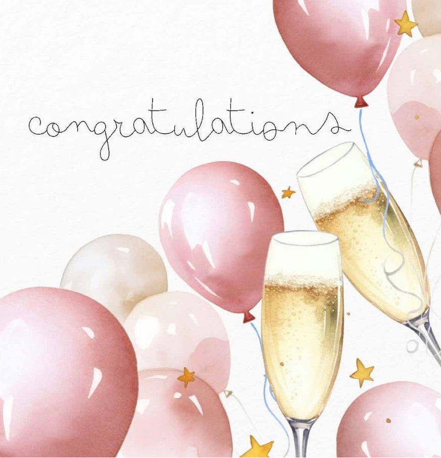 Mini Card - A Toast in Blush