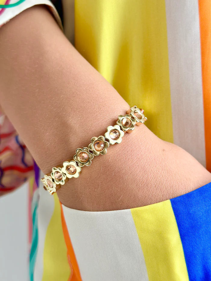 Gold Flower Bracelet