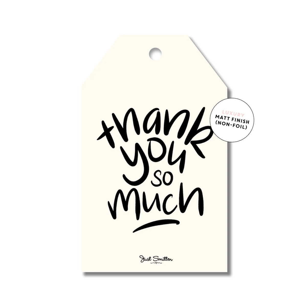 Mill &amp; Hide - Just Smitten - Gift Tag