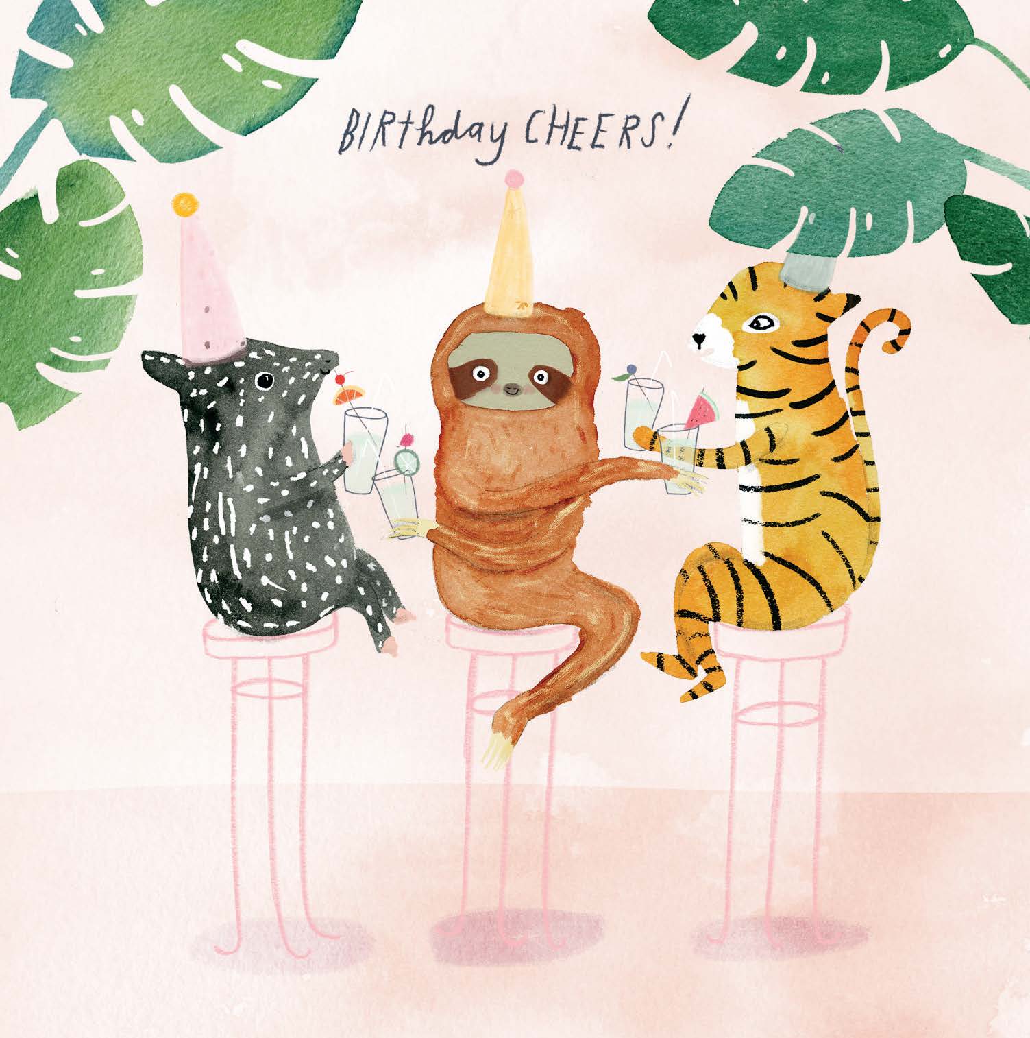 Mini Card - Birthday Cheers