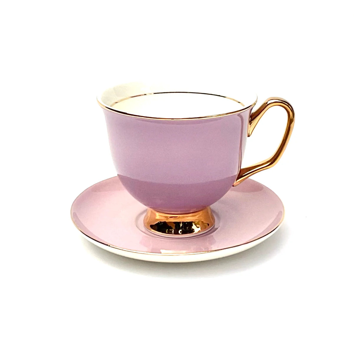 XL Lavender Teacup &amp; Saucer