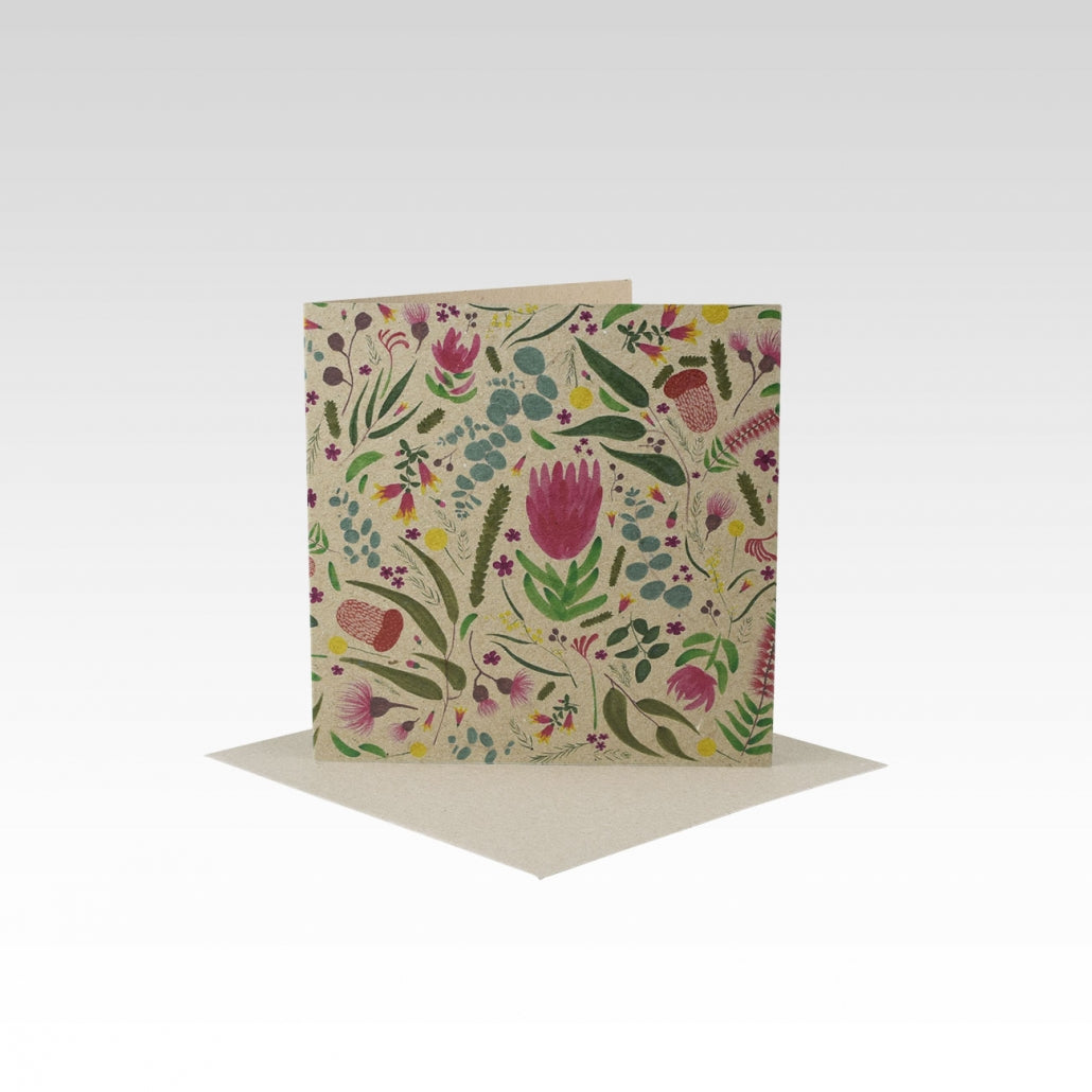 Mill & Hide - Rhicreative - Mini Card - Australiana Floral All Occasion