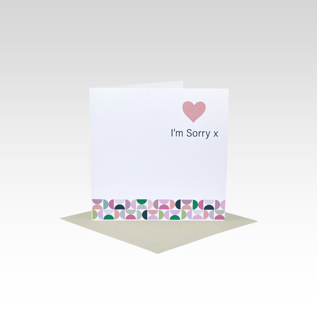 Mill & Hide - Rhicreative - Mini Card - I'm Sorry