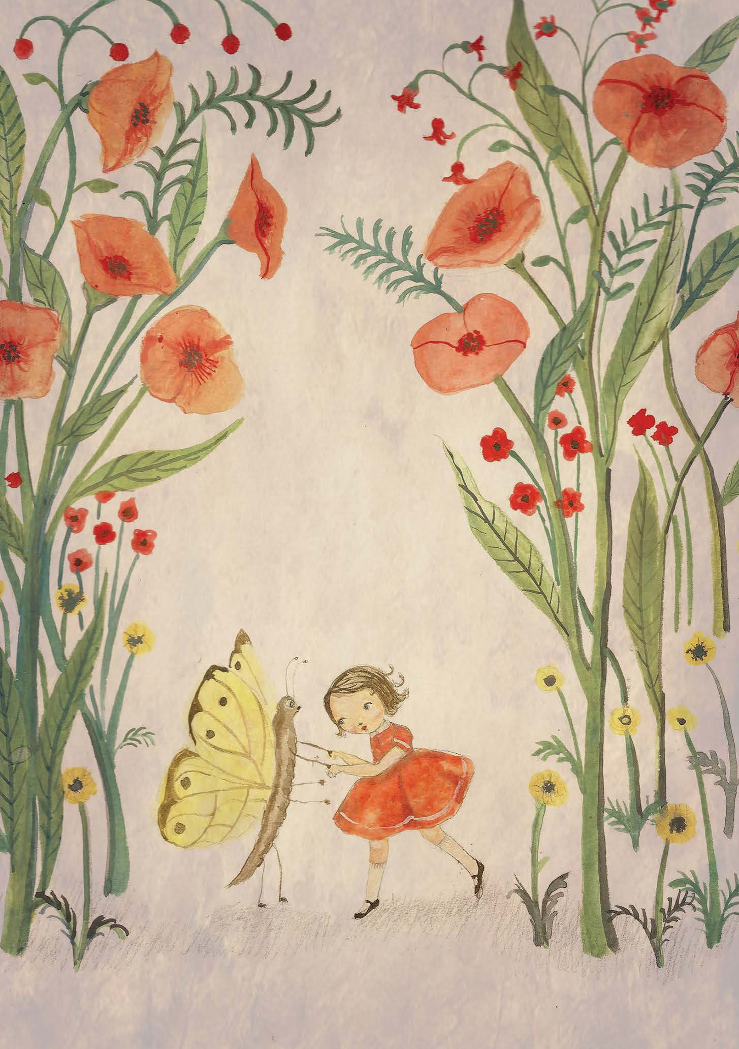 Greeting Card - Dancing In The Flowers