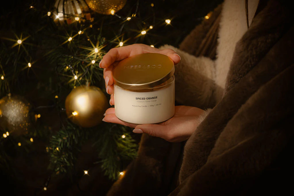 Spiced Orange Gold Lid Soy Candle