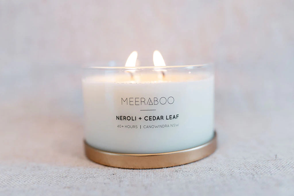 Neroli + Cedar Leaf Gold Lid Soy Candle