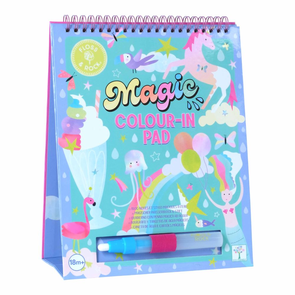 Floss & Rock Magic Water Colouring Flip Book -  Fantasy