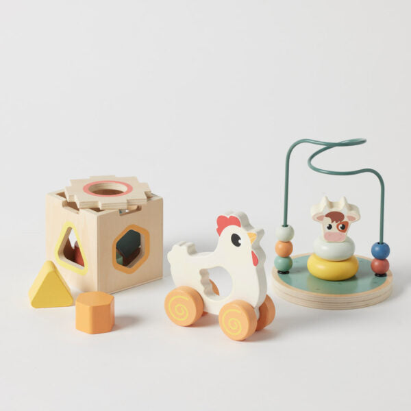 Wooden Toy Trio