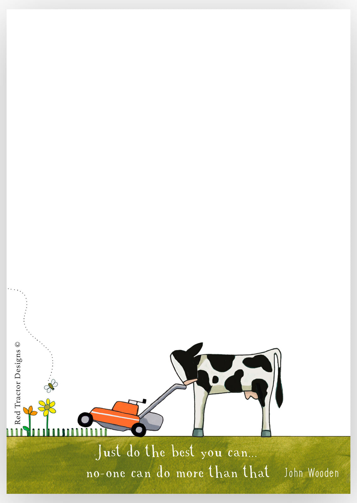 RTD Notepad - Milky Does the Mowing