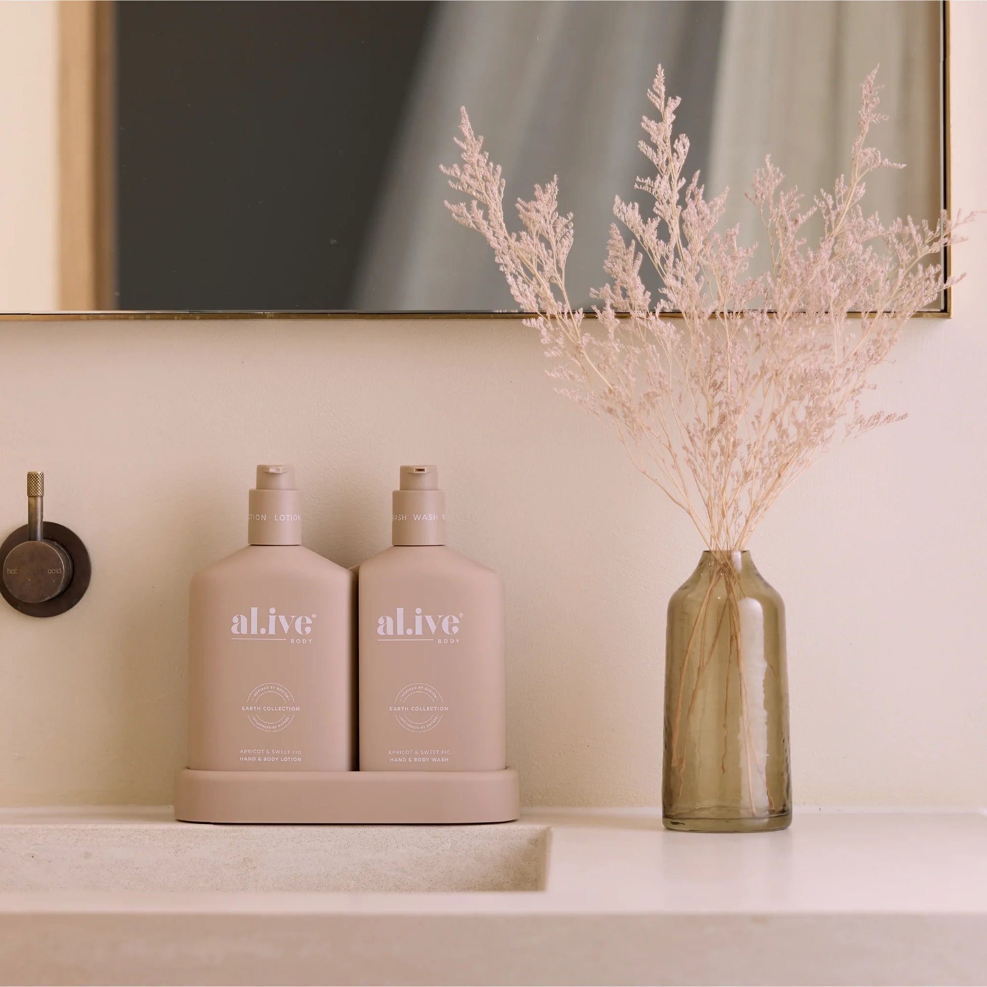 al.ive body - Wash & Lotion Duo - Apricot & Sweet Fig