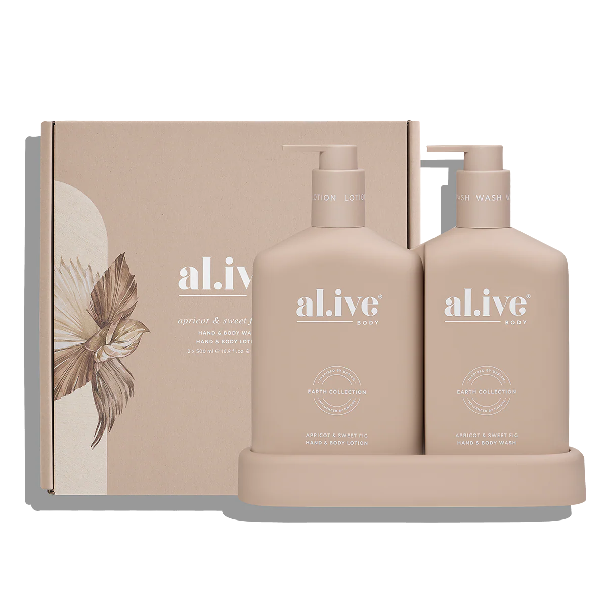 al.ive body - Wash & Lotion Duo - Apricot & Sweet Fig