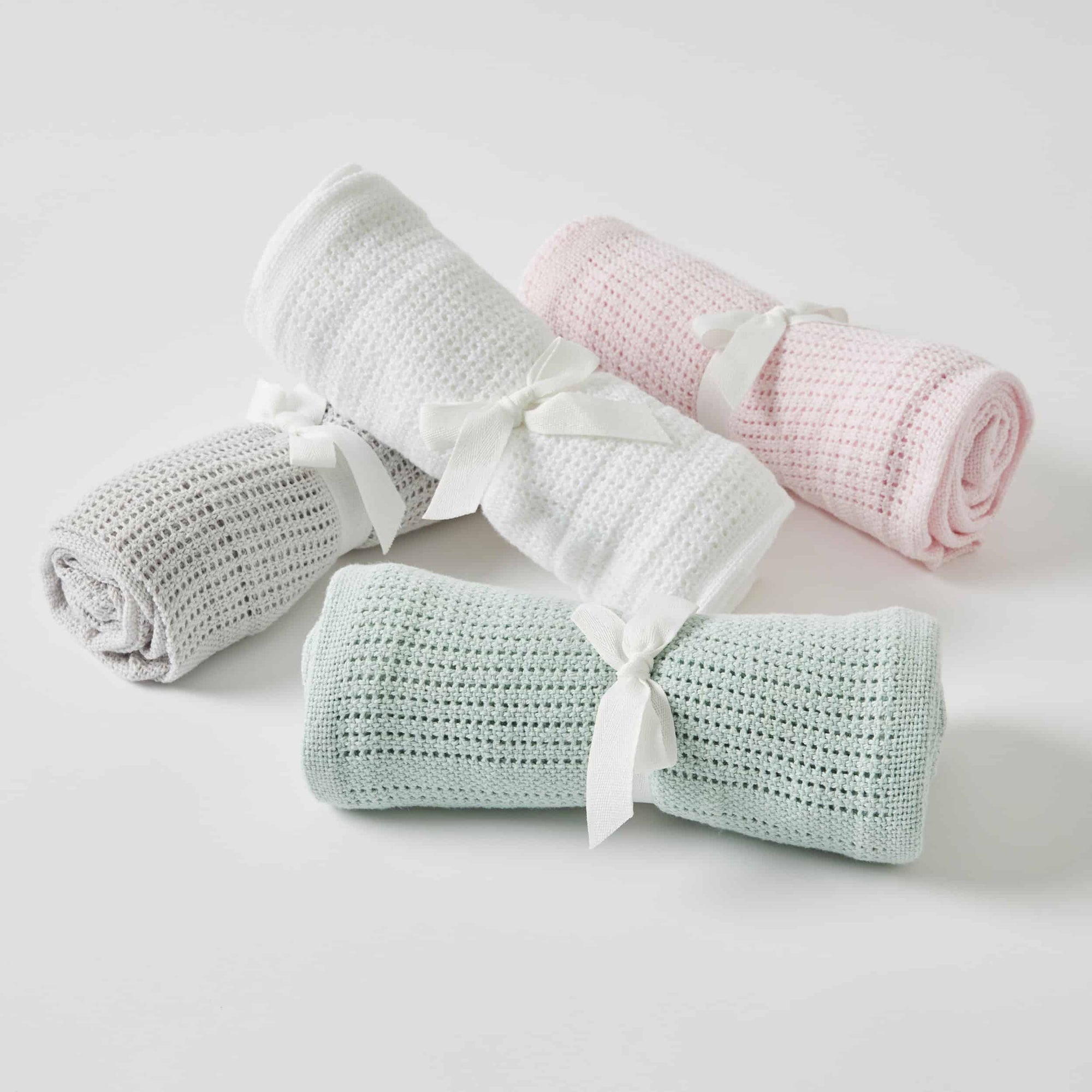 Cotton Cellular Baby Blanket
