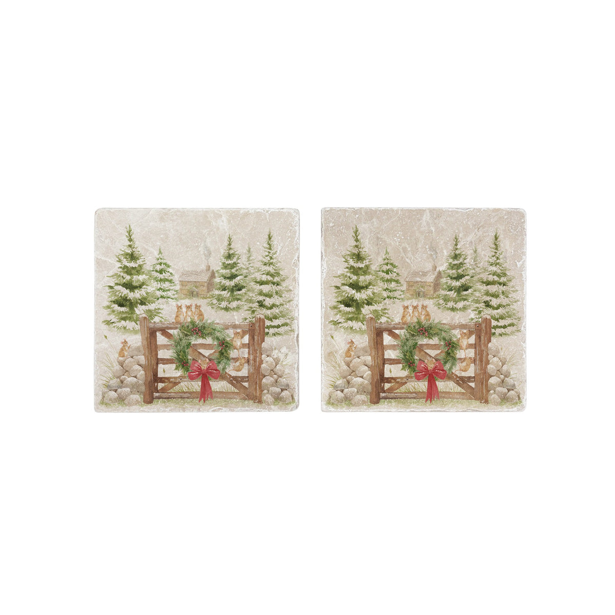 The Humble Hare - Not Even a Mouse Coasters (pair)