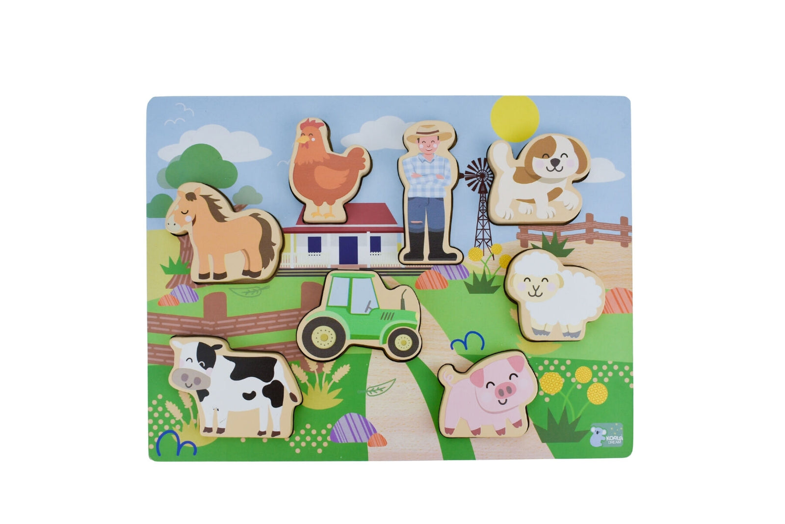 Chunky Aussie Farm Animal Puzzle