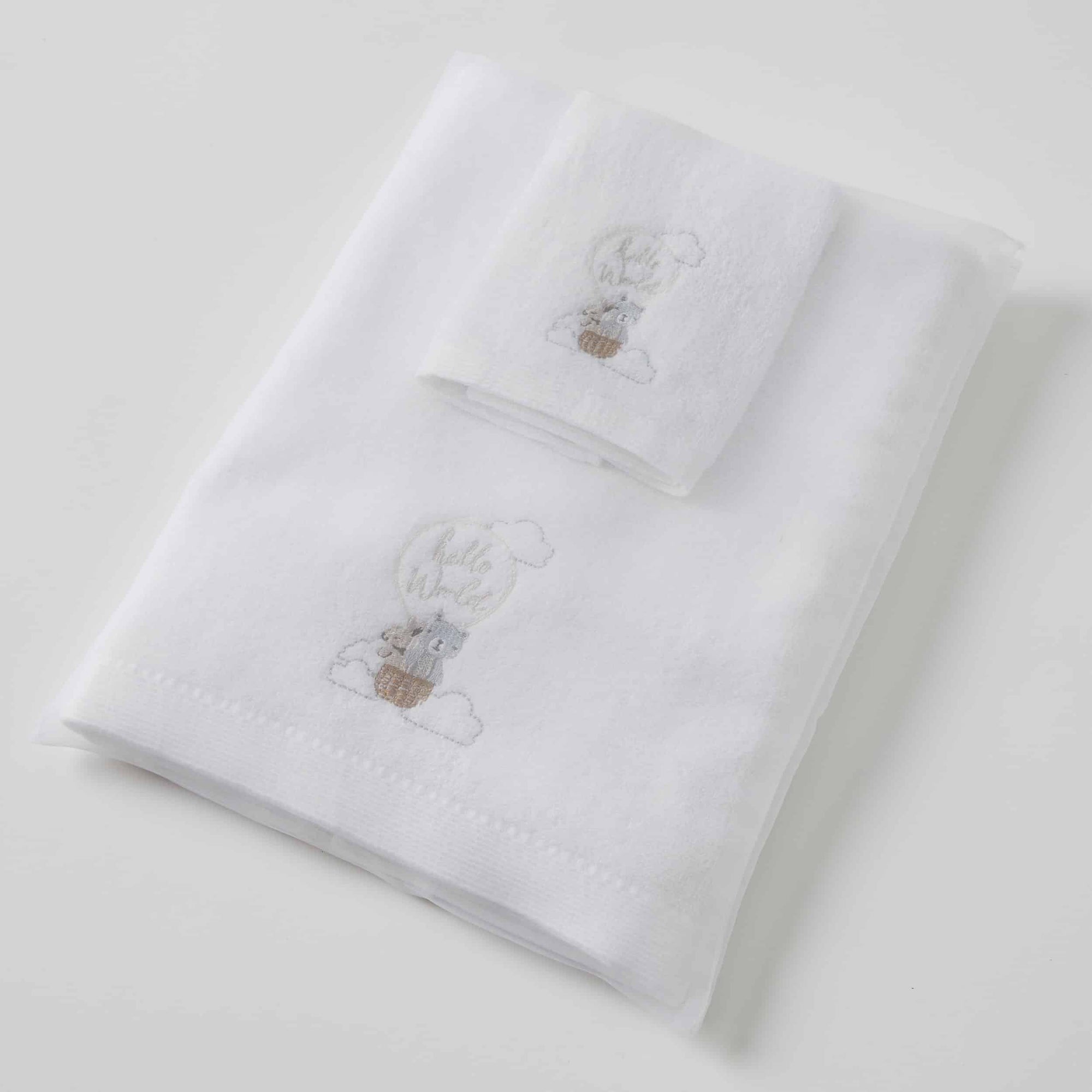 Mill & Hide - Pilbeam Living - Balloon Bear Bath Towel & Face Washer