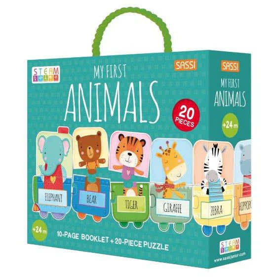 My First Animal Puzzle & Book Set