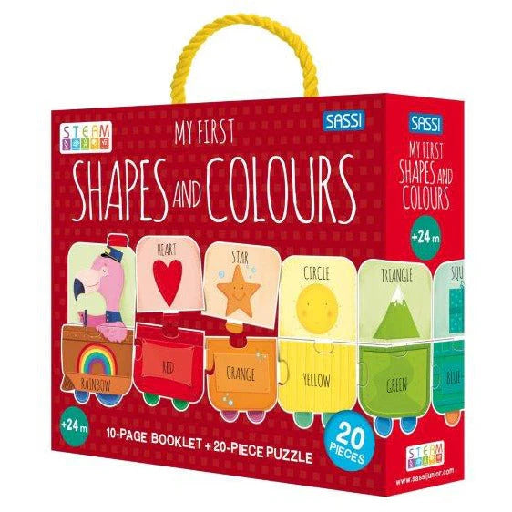 My First Shapes & Colours Puzzle & Book Set