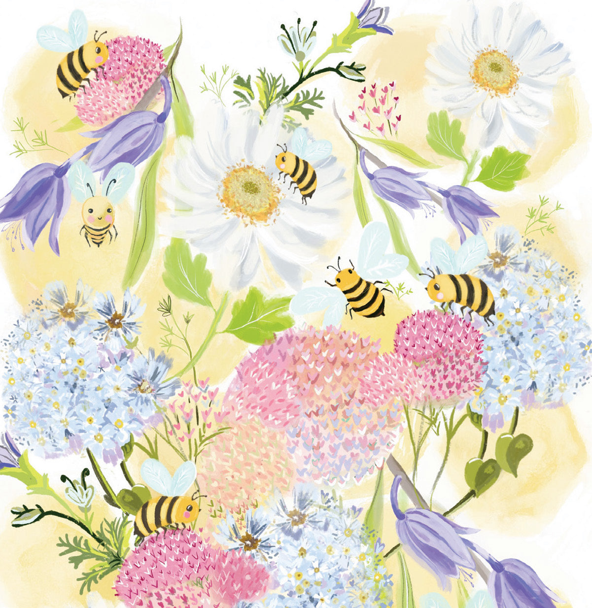 Mini Card - Happy Busy Bees