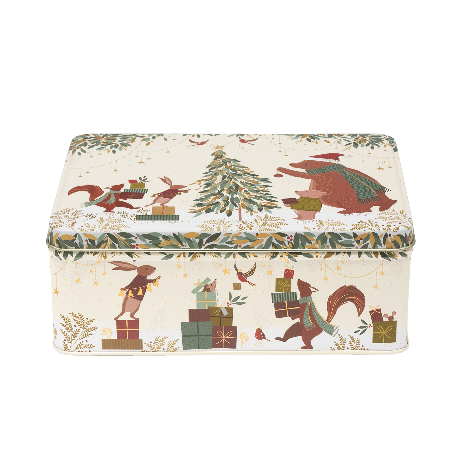 Woodland Tales Bear Biscuit Tin