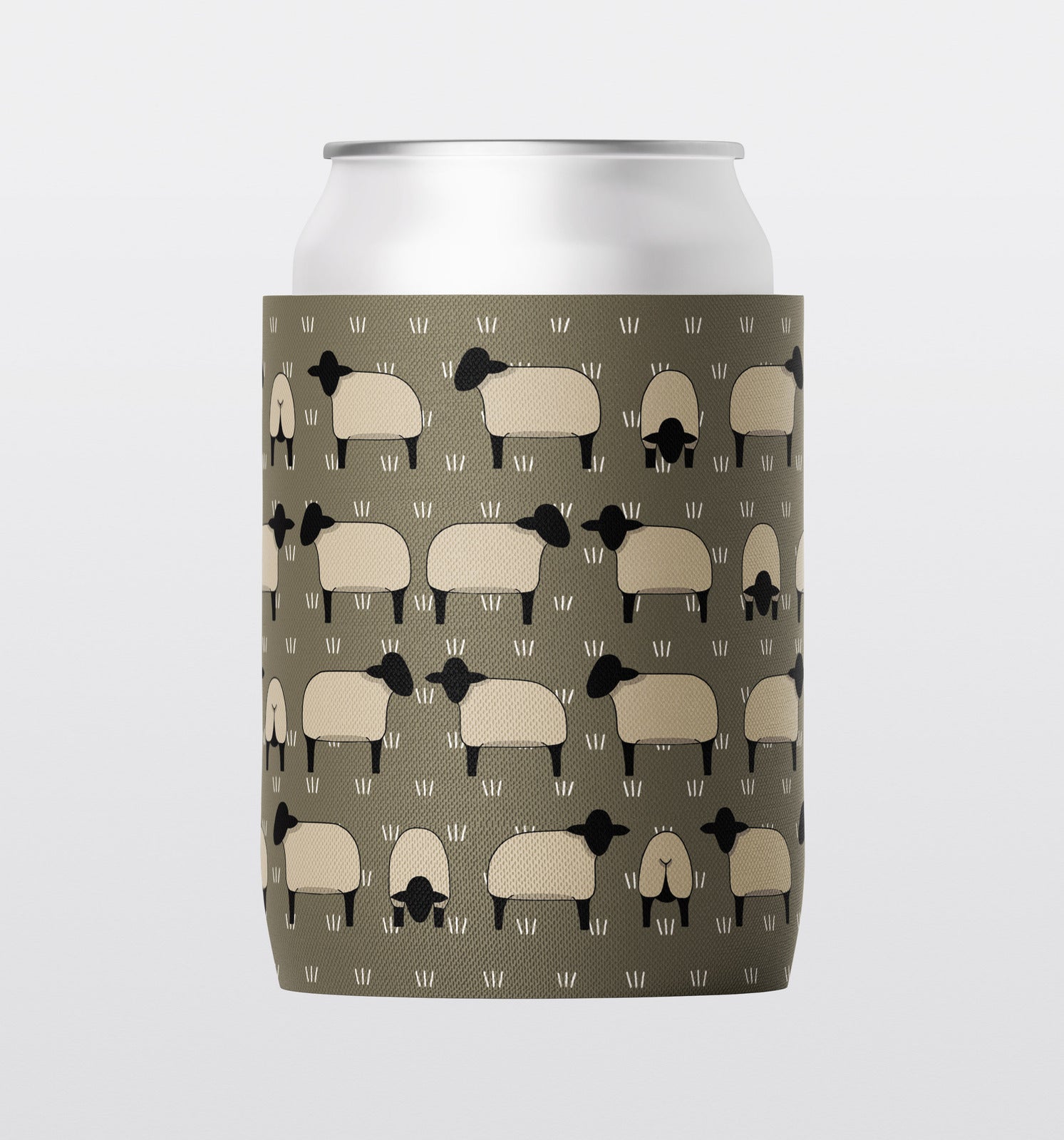 RTD Stubby Holder - Black Face Sheep