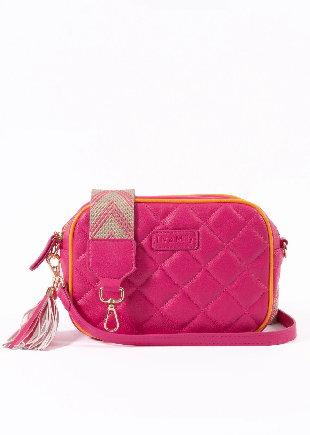 Crossbody Sally Quilted - Pink/Orange