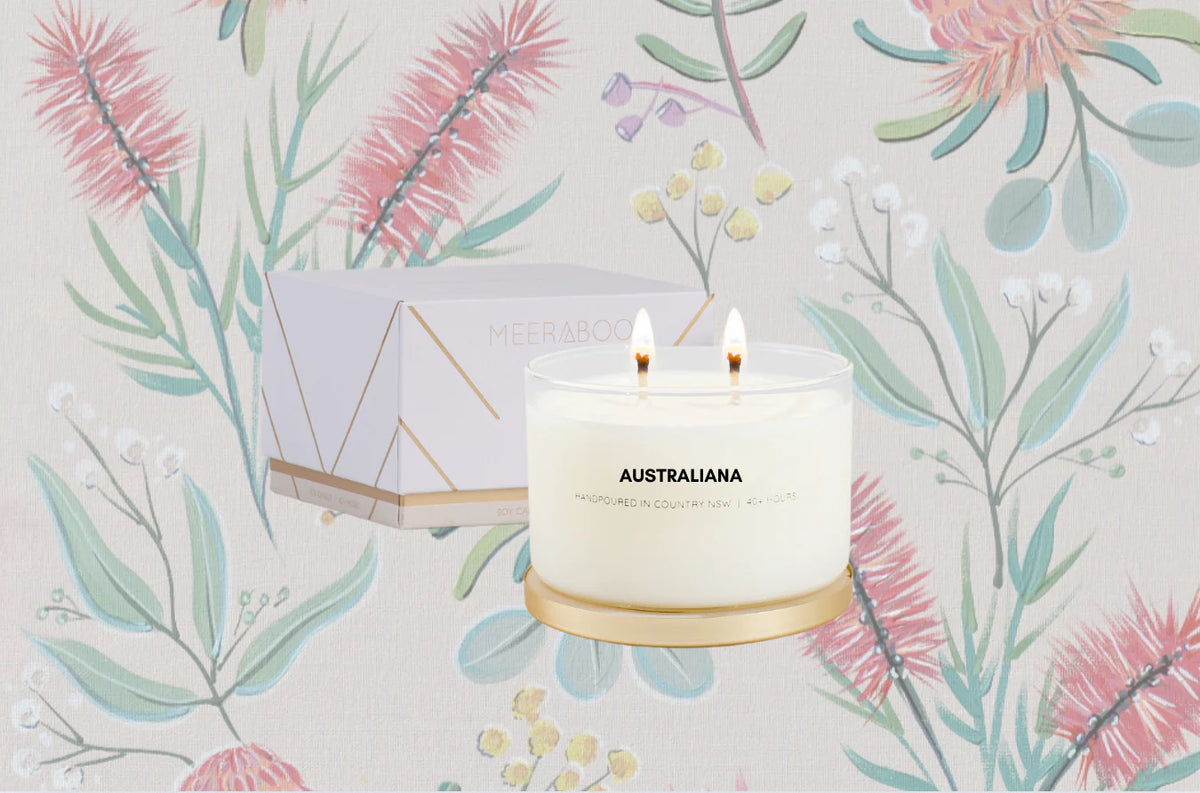 Australiana Gold Lid Soy Candle