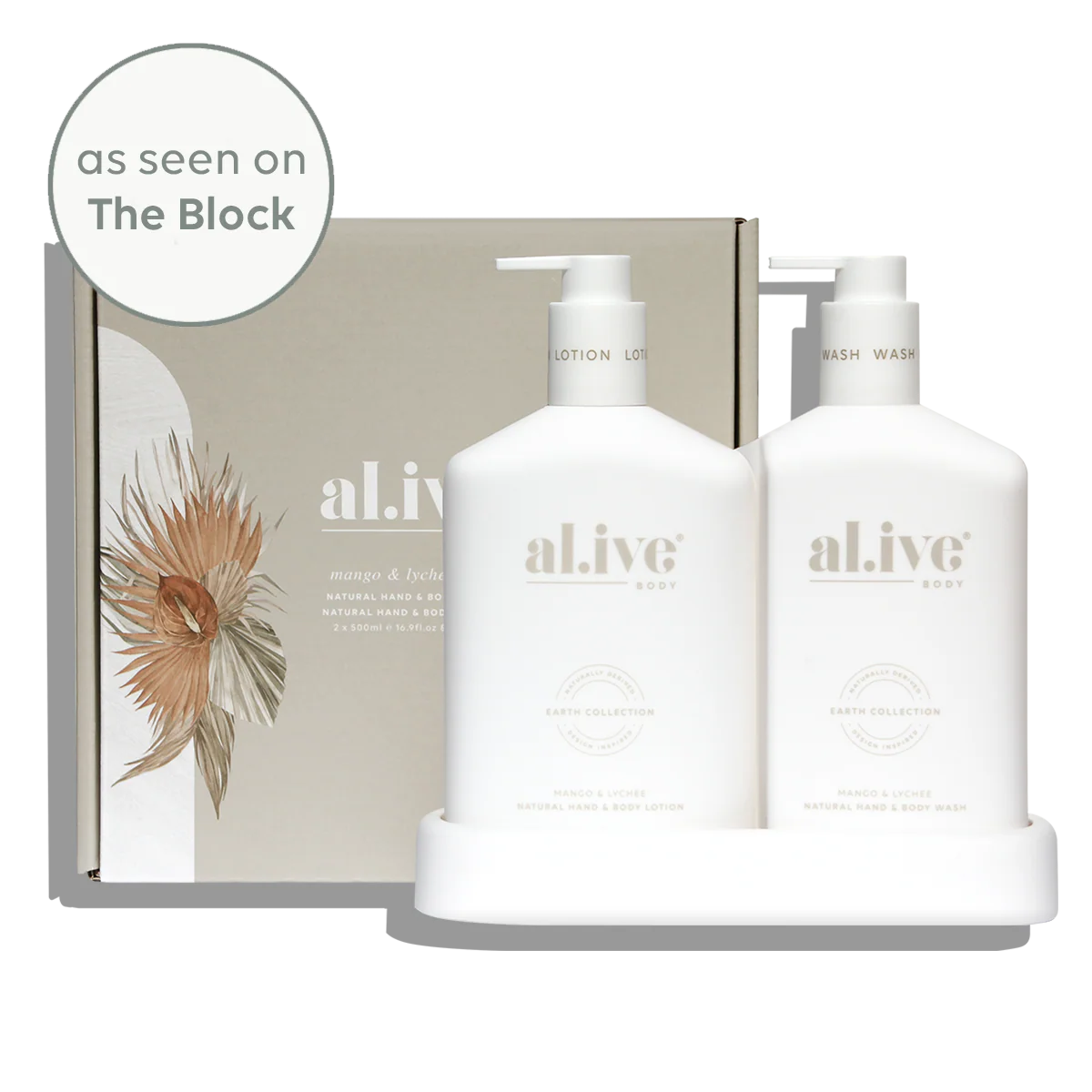 al.ive body - Wash & Lotion Duo - Mango & Lychee