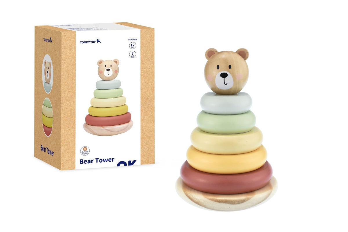 Bear Stack Tower My Forest Friends Bear Stacking Tower - Mill & Hide