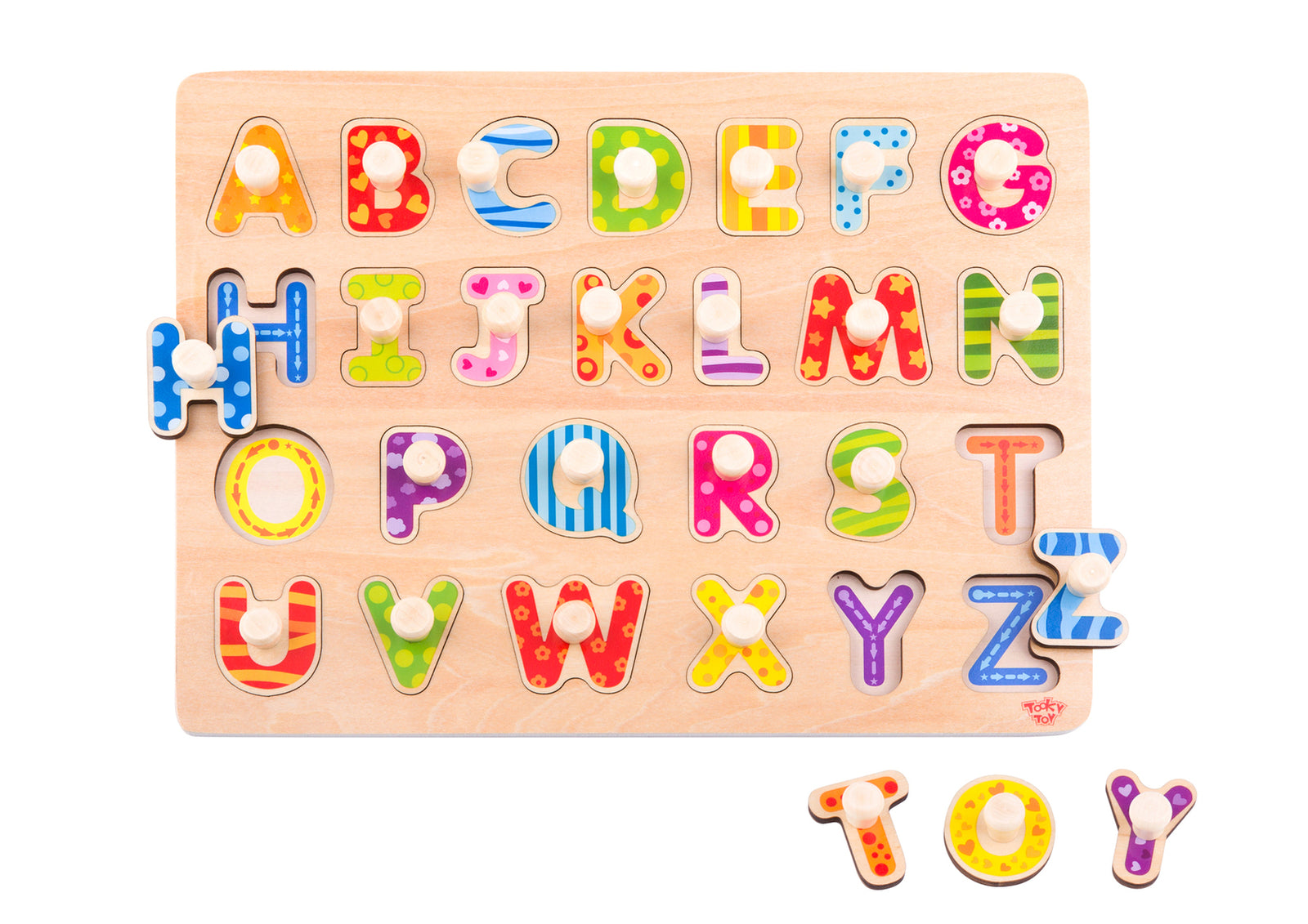 Mill & Hide - Eleganter - Alphabet Peg Puzzle