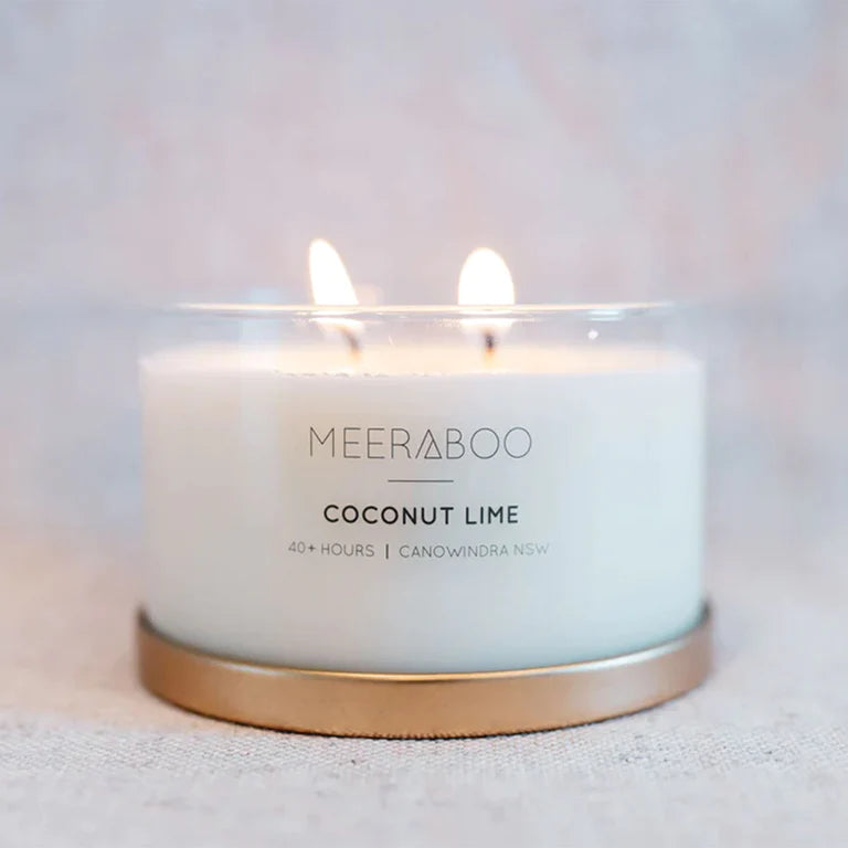 Coconut Lime Gold Lid Soy Candle