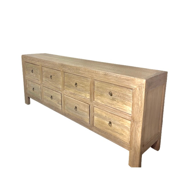 Elm 8 Drawer Sideboard
