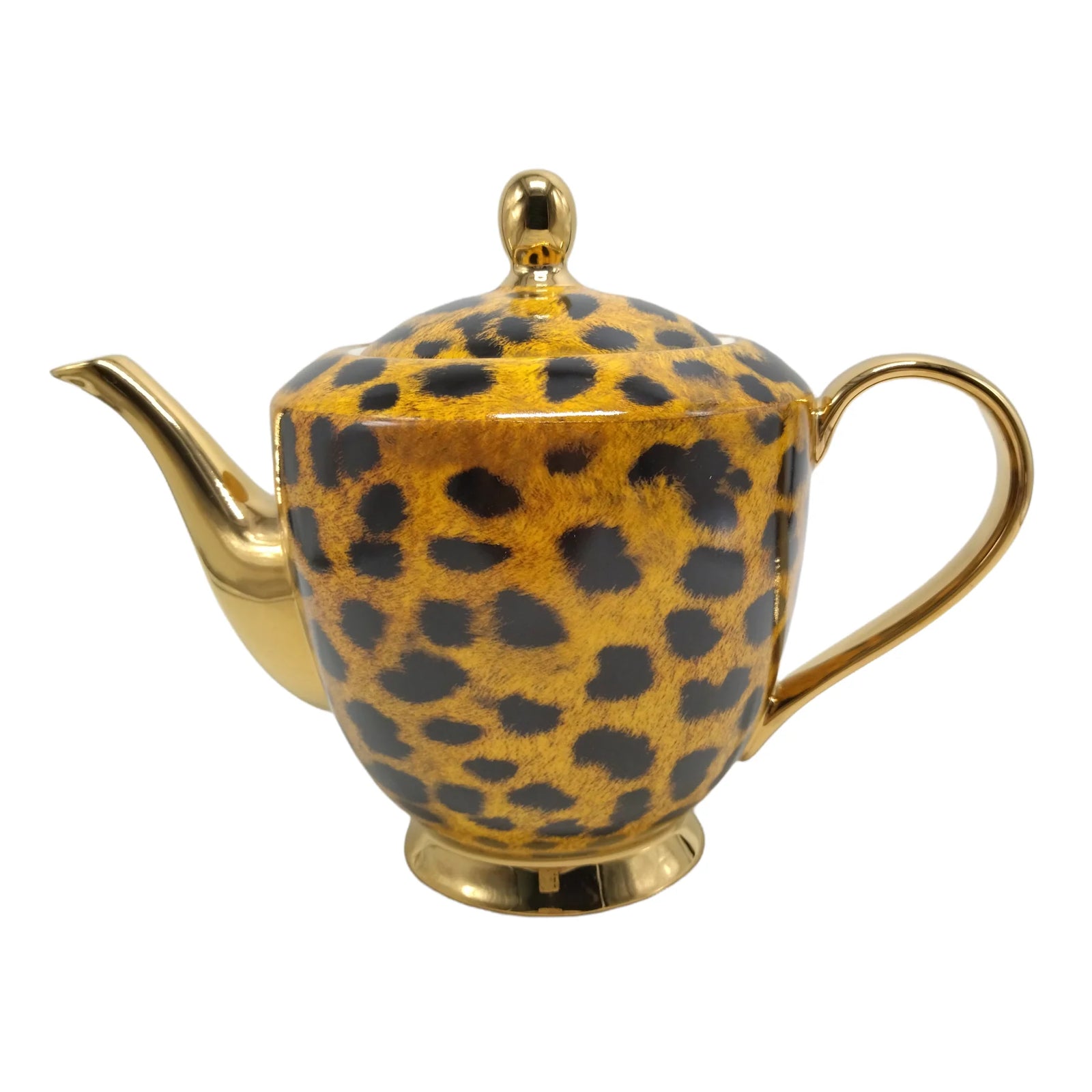 Leopard Print Teapot