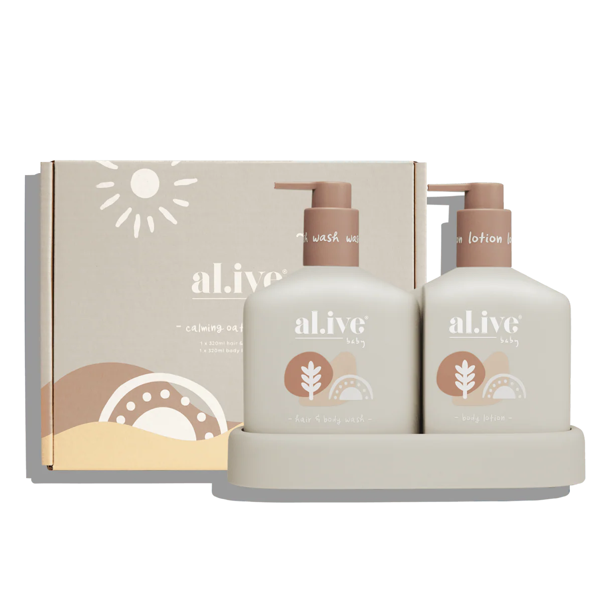 al.ive body - Baby Hair & Body Duo - Calming Oatmeal