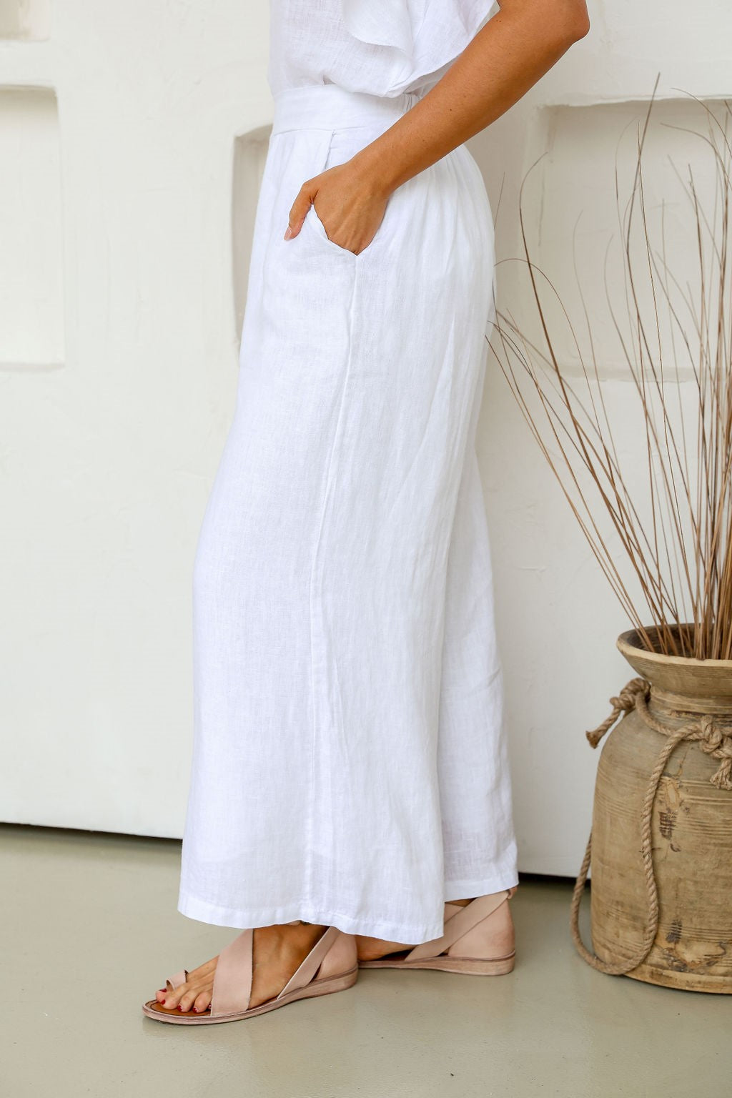 Barca Pant - White