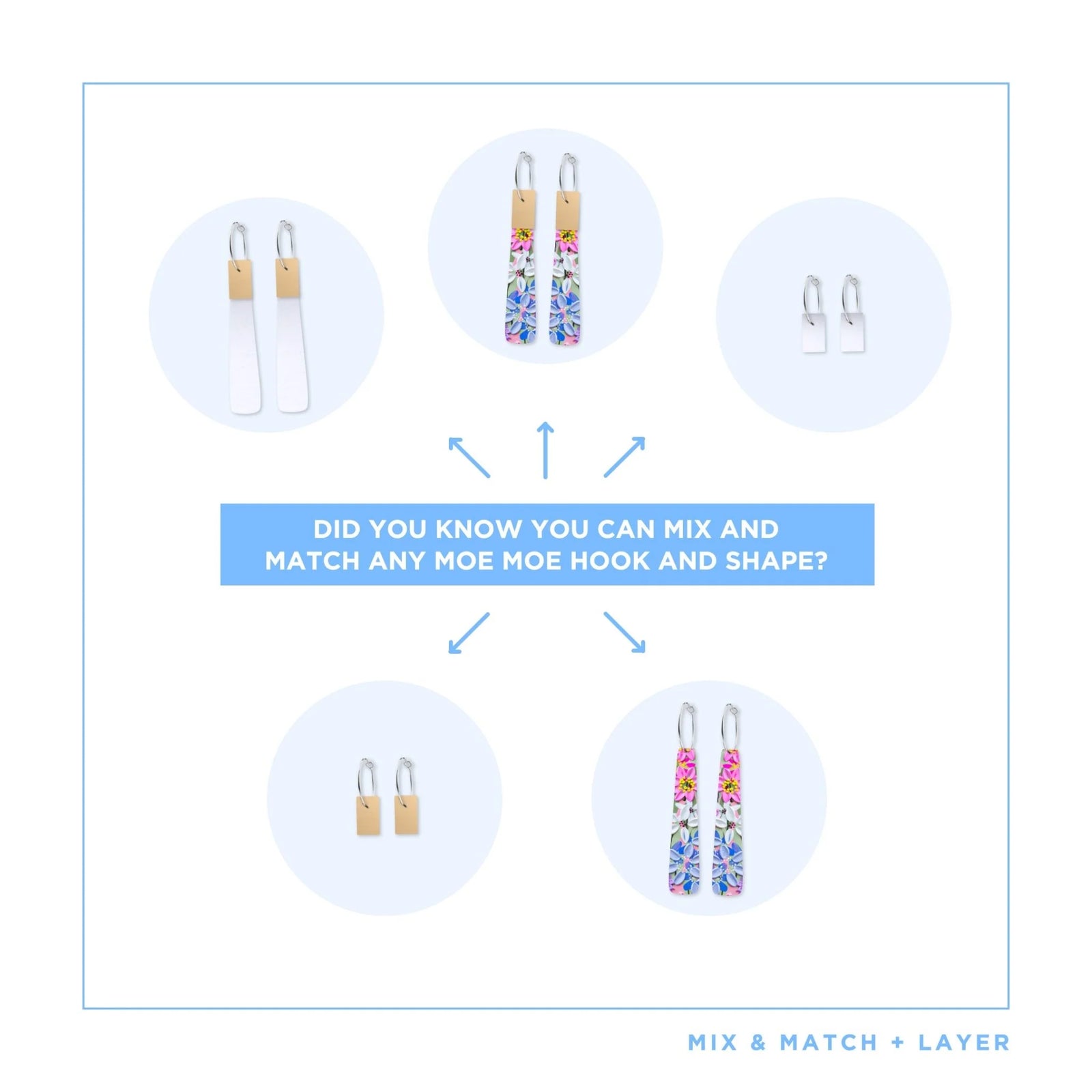 Alex Mason Garden Party Beacon Hoop Earrings