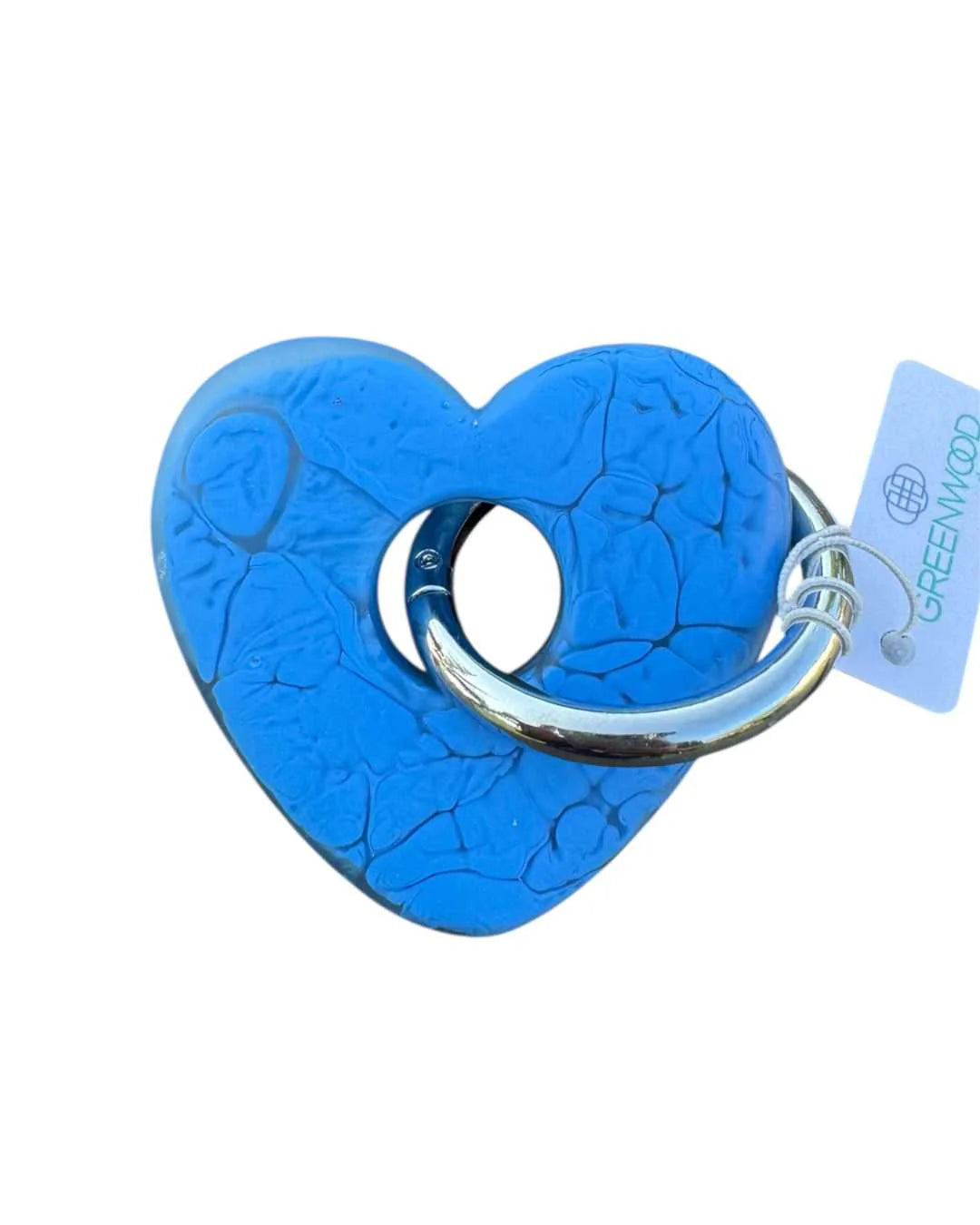 Mill & Hide - Greenwood Designs - Heart Resin Keyring