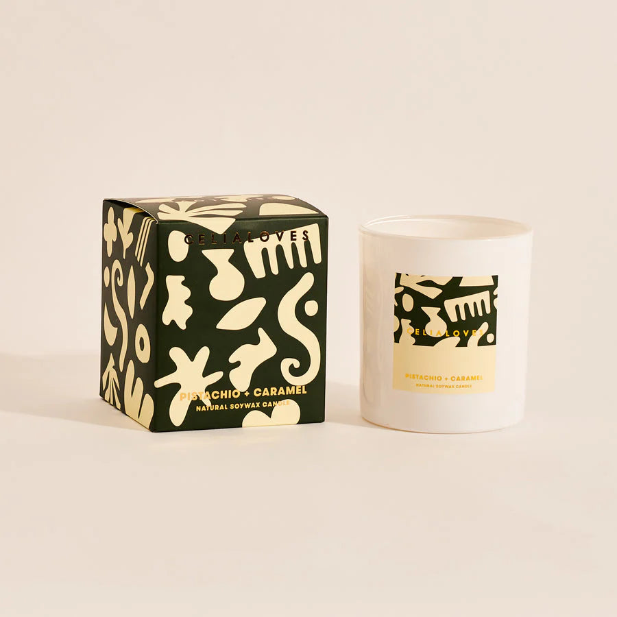 Candle - Pistachio + Caramel