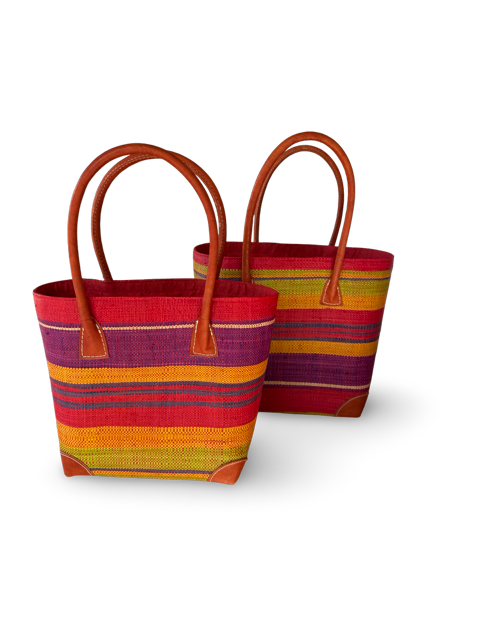 Mill &amp; Hide - Sissy Bags - Striped Basket - Classic